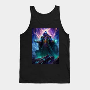 space wizard with shining eyes Tank Top